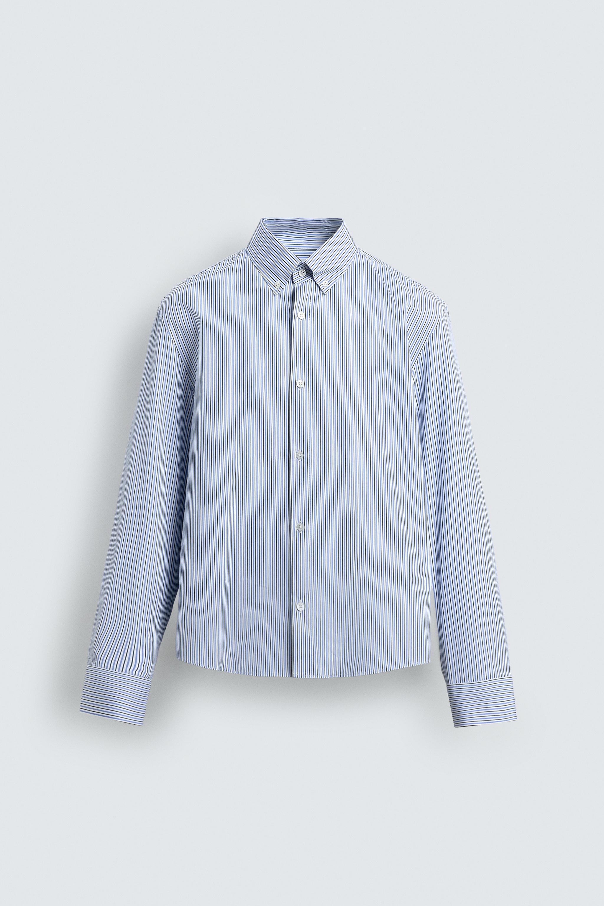 RELAXED FIT STRIPED SHIRT